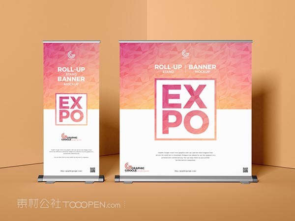 展示台海报样机