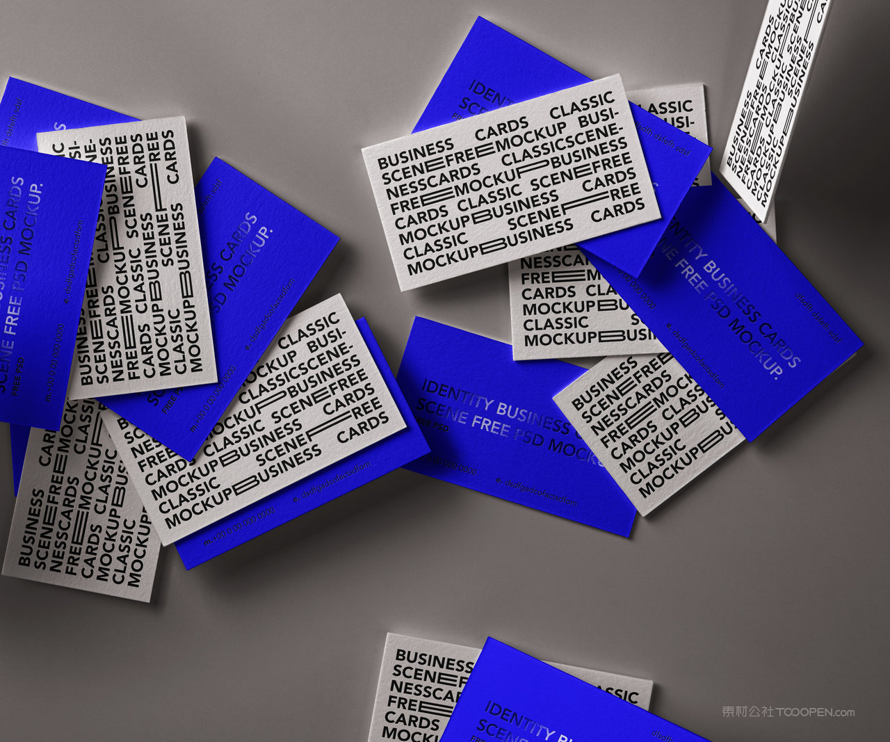 名片样机效果图展示卡片设计