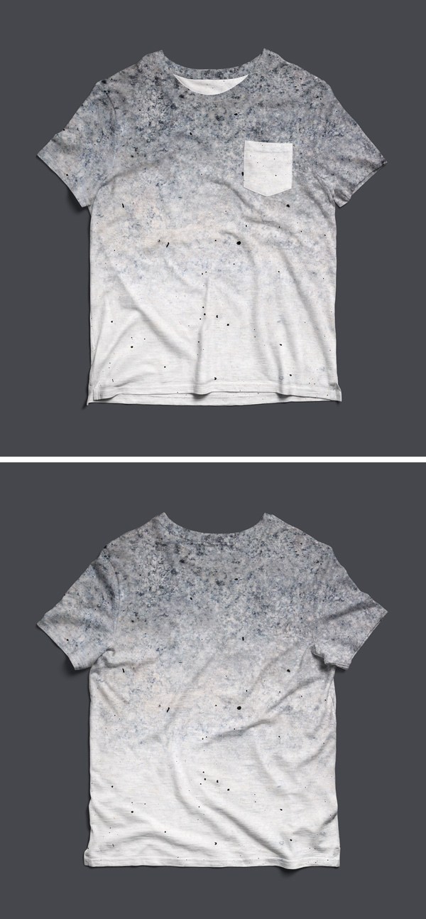 有口袋的T恤样机