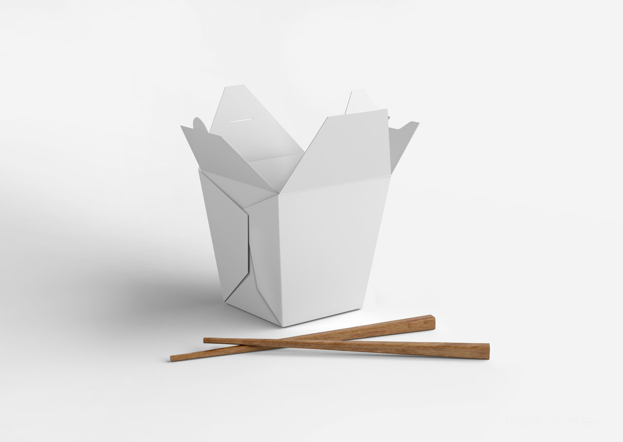 包装饭盒样机psd素材包装纸盒盒子psd分层设计素材