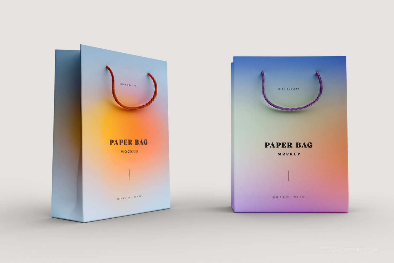 手提袋购物袋样机