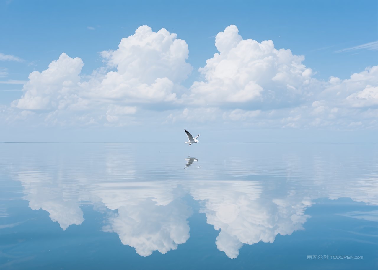 景观唯美风景天空海滩自然大海海边海景