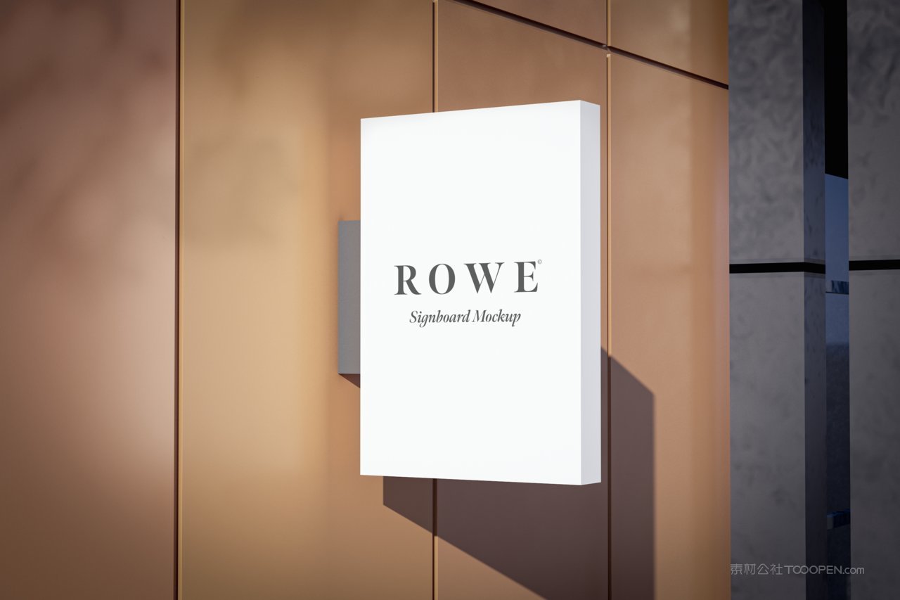 商场店面招牌样机