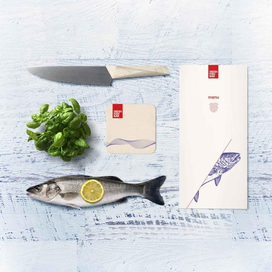 日式料理店vi样机贴图