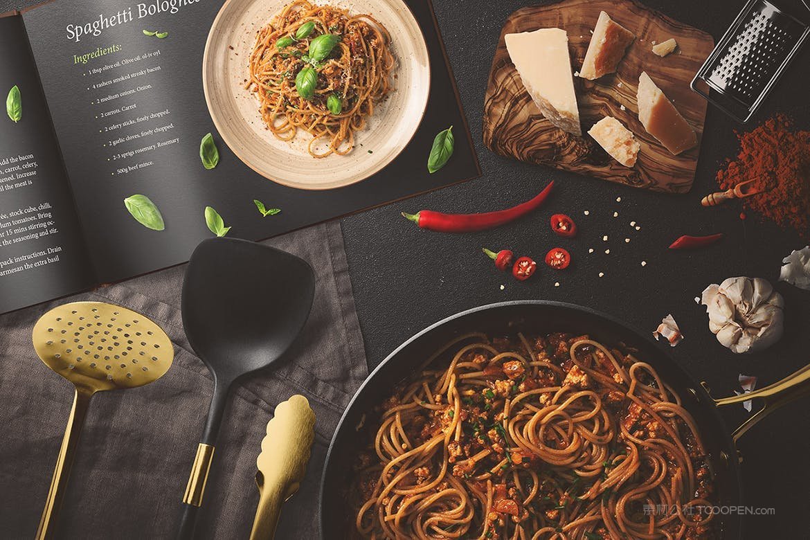 厨房餐厅场景样机