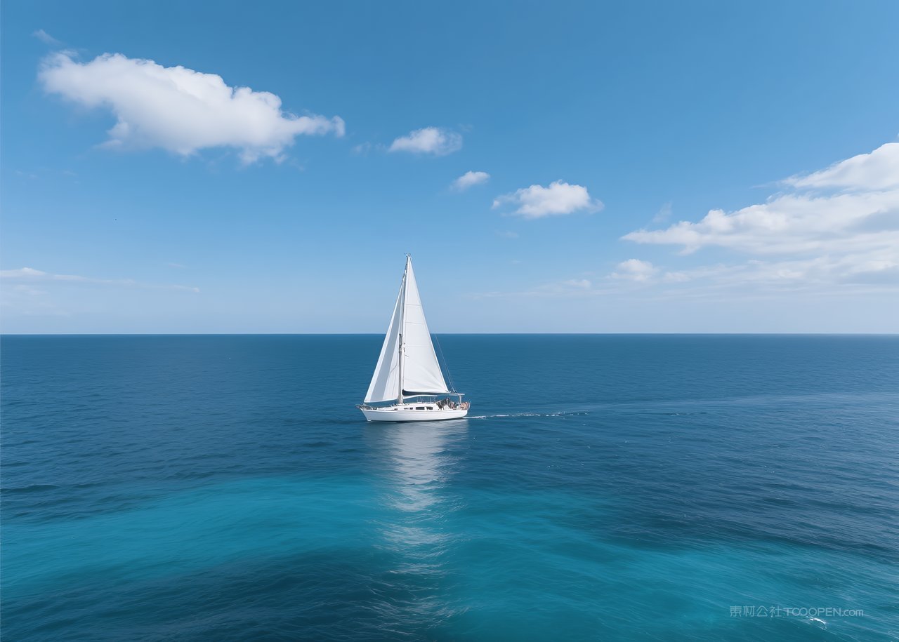 自然海边海景海滩唯美天空大海景观风景