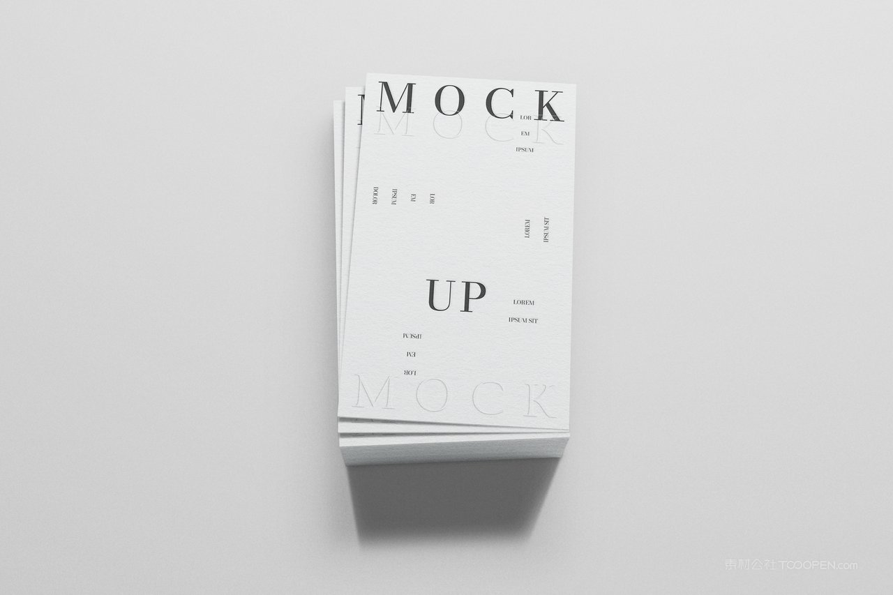 简约名片样机高档名片样机白色名片样机