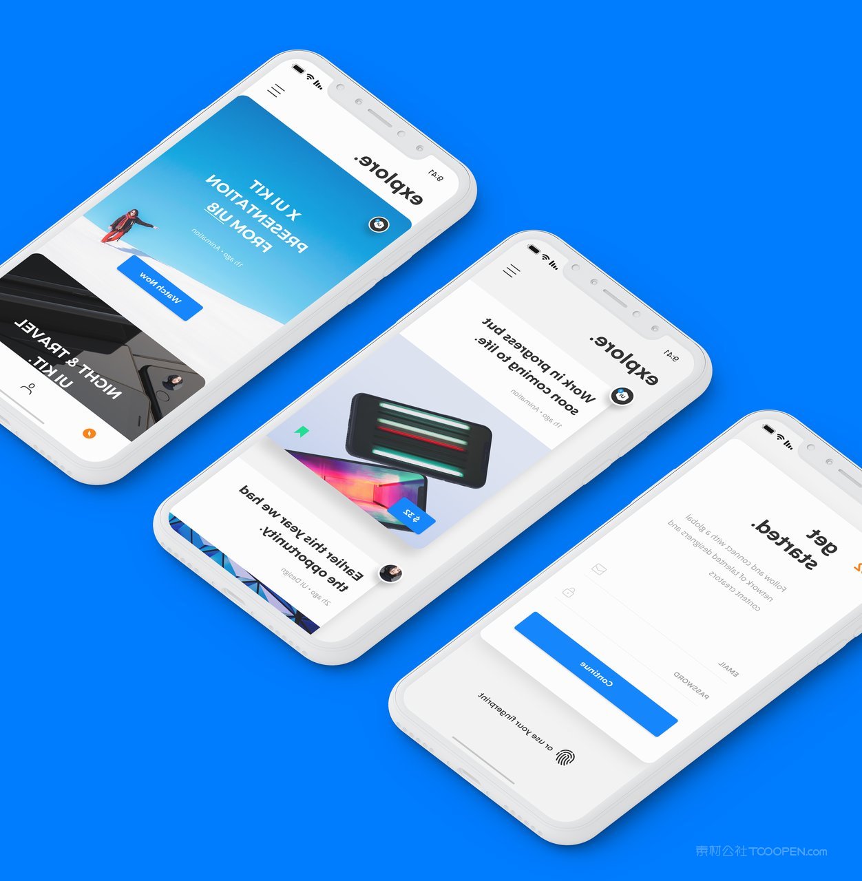 智能手机样机psd模板