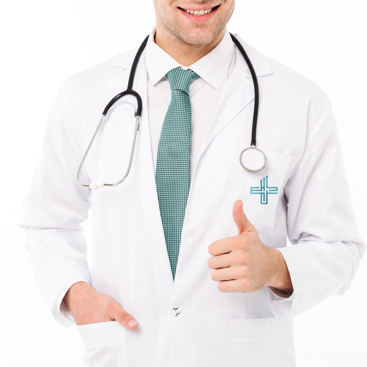 医疗品牌服装贴图样机