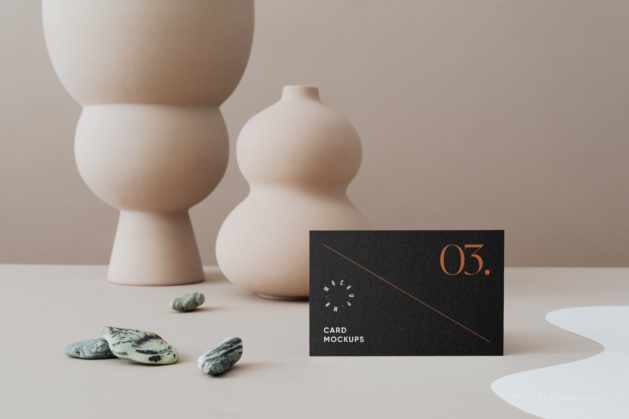 简约商务名片场景样机 (2)