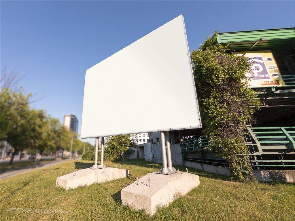 户外广告展示样机贴图