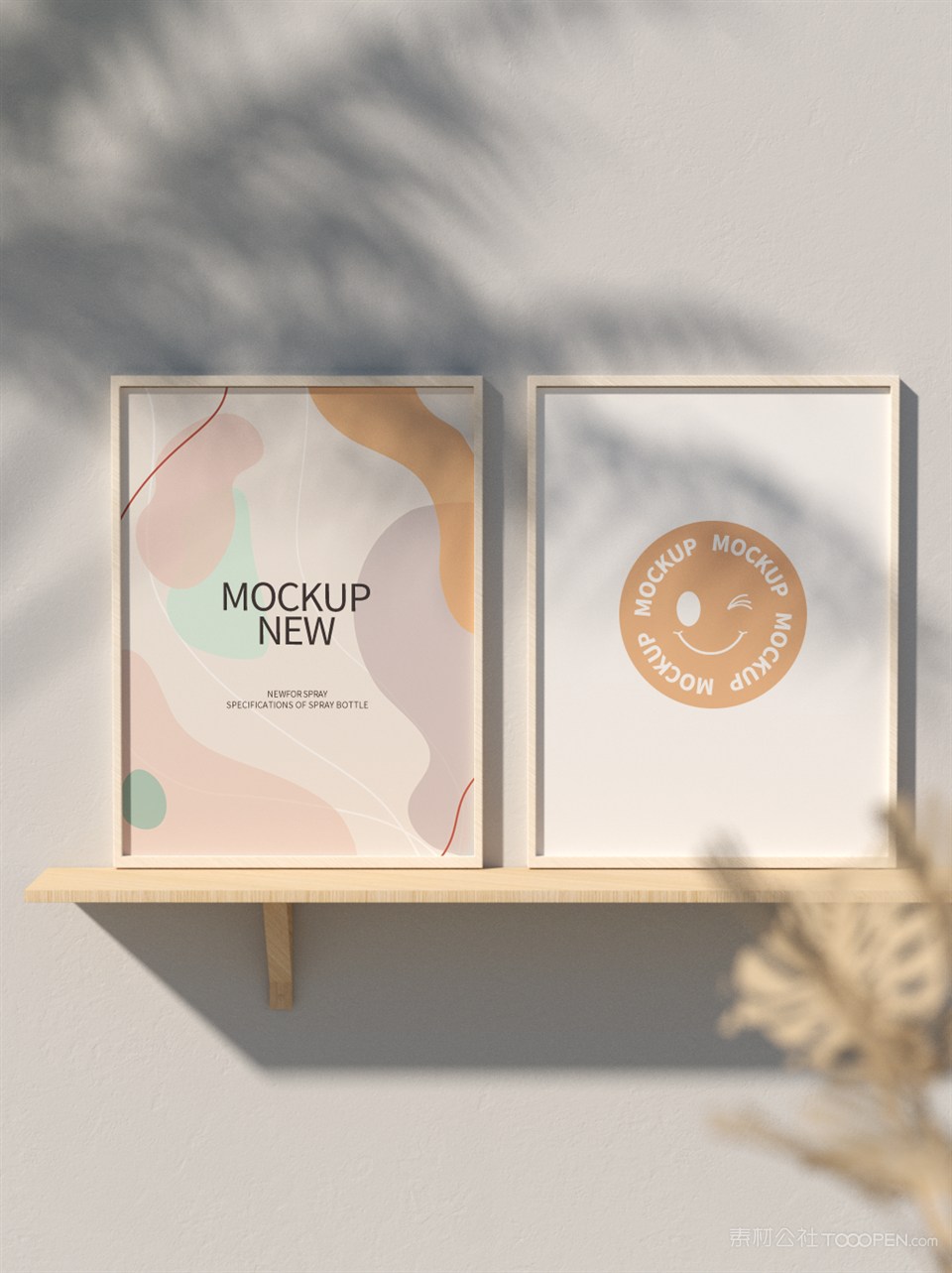 光影质感创意场景海报样机