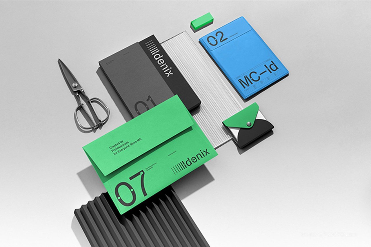 质感白模品牌办公场景样机 (2)