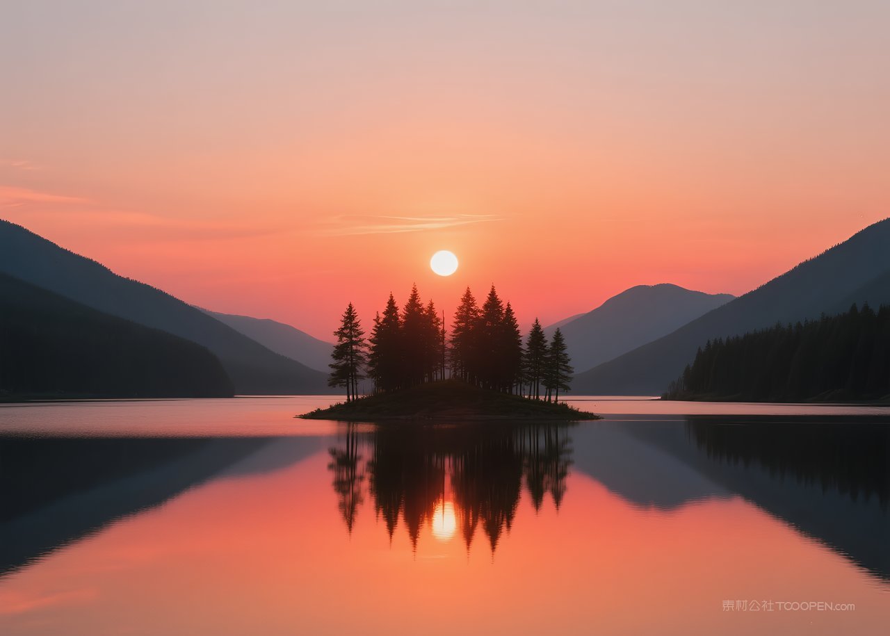 天空云彩云层日落唯美自然落日风景