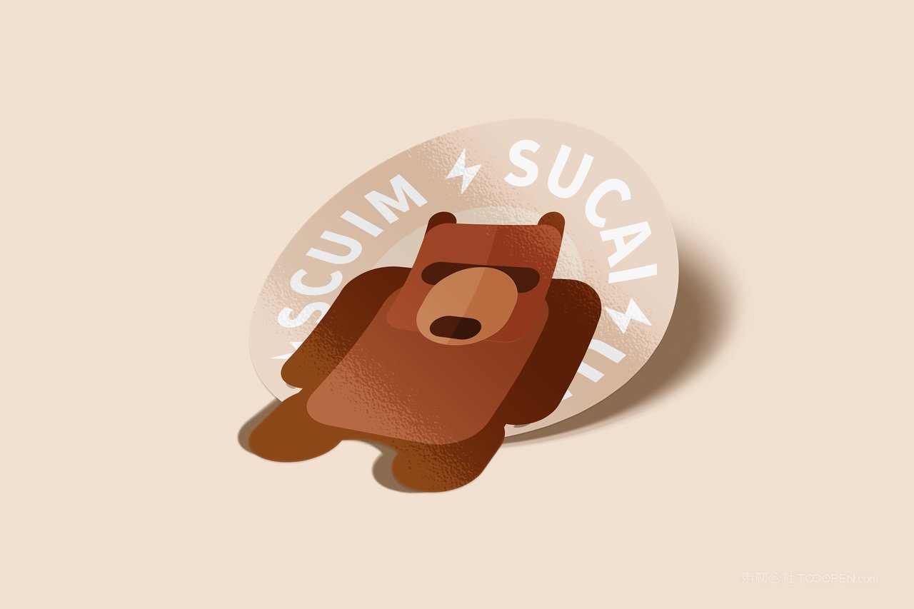 【2002期】异形不干胶贴纸样机 (8)