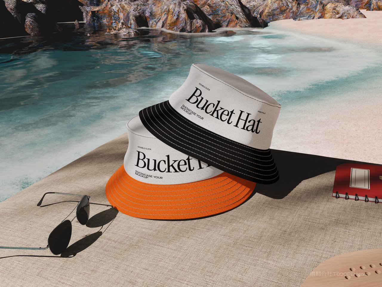 男士渔夫帽样机