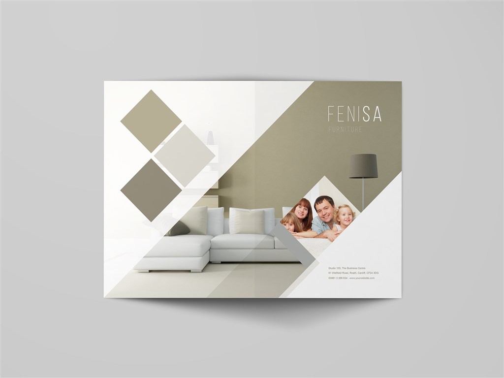 A4宣传册封面样机