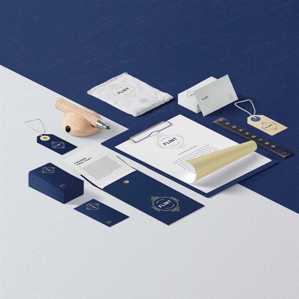 精美办公用品vi样机模板