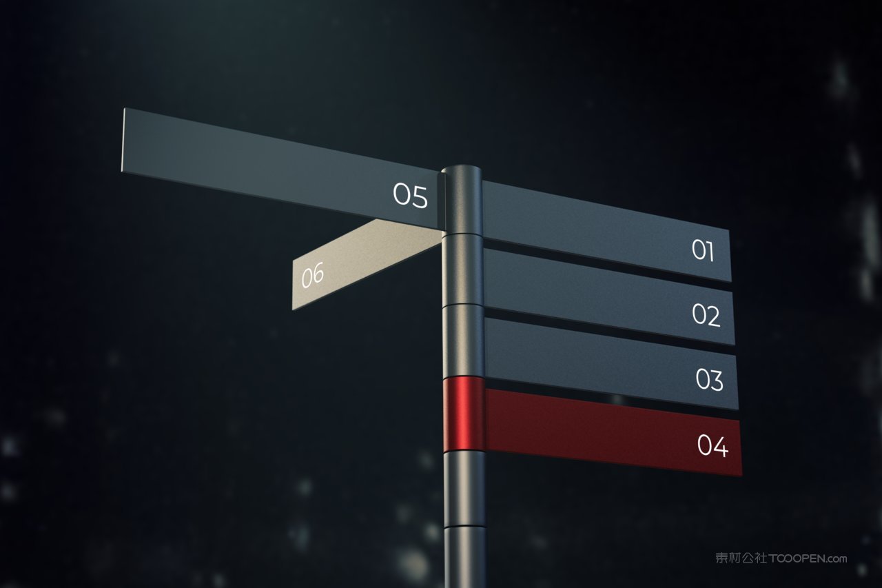 【1969期】楼层指引导视牌样机 (7)