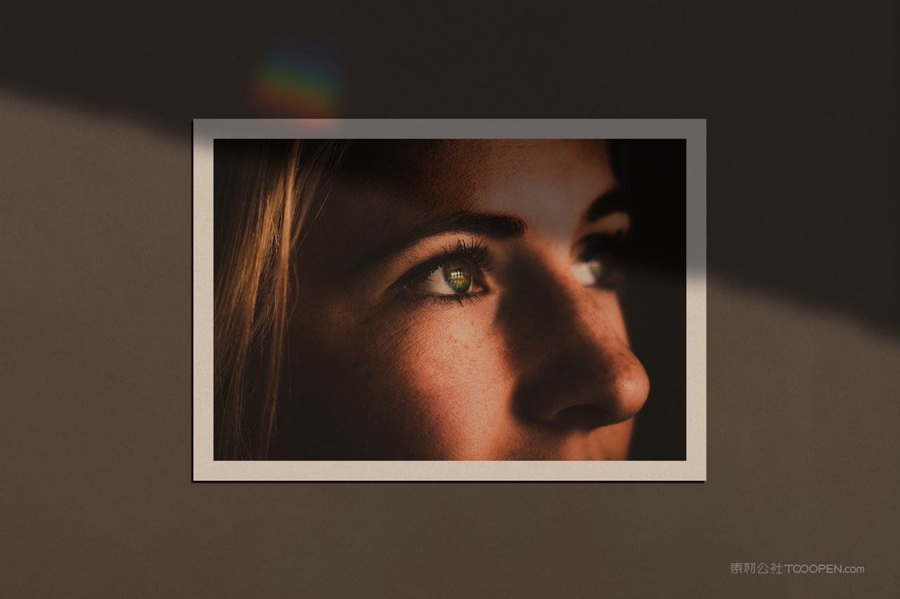 复古文艺光影海报样机 (12)