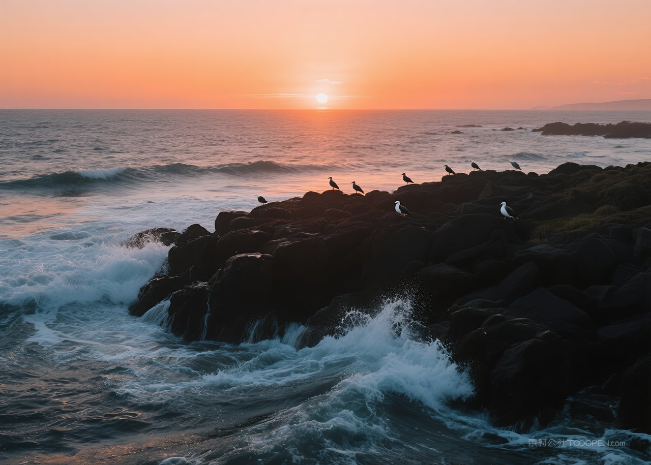 海边风景海滩大海海景风光唯美天空自然
