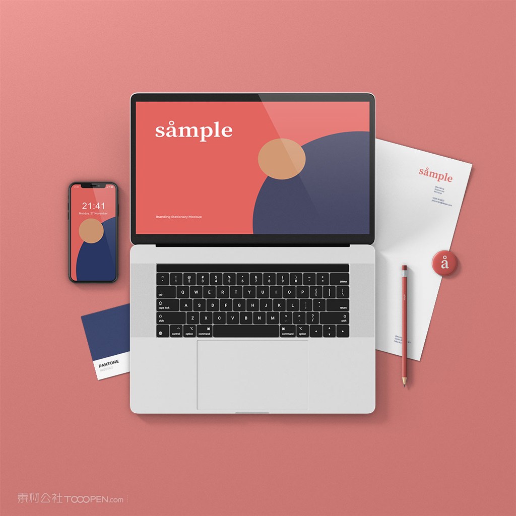 品牌vi手提电脑手机样机素材