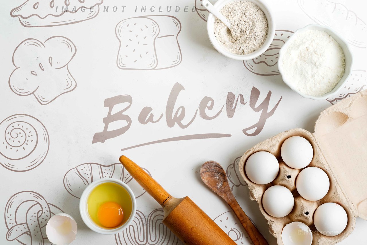 烘培品牌场景样机