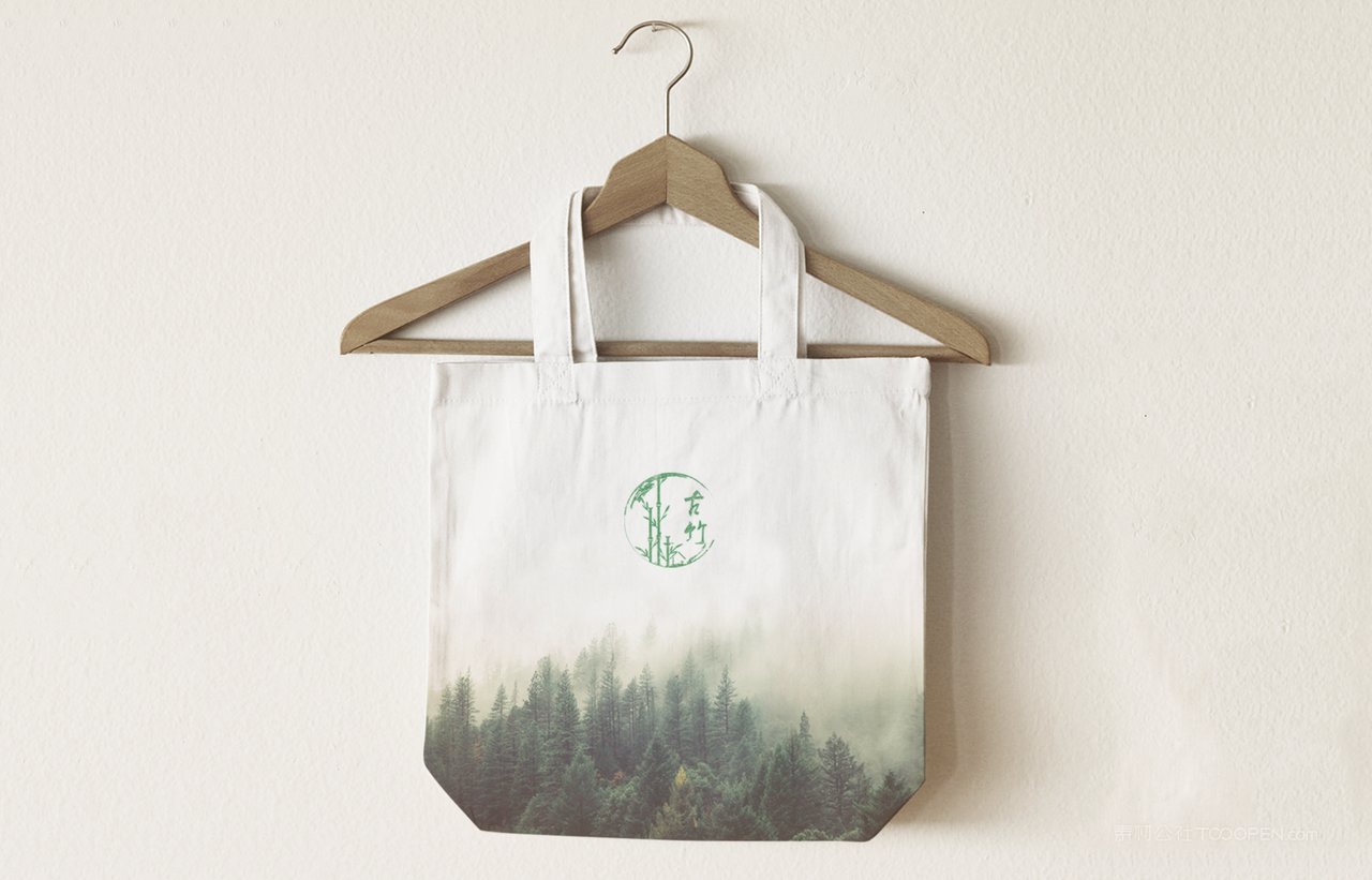 中式客栈民宿手提袋logo展示智能贴图样机 (11)