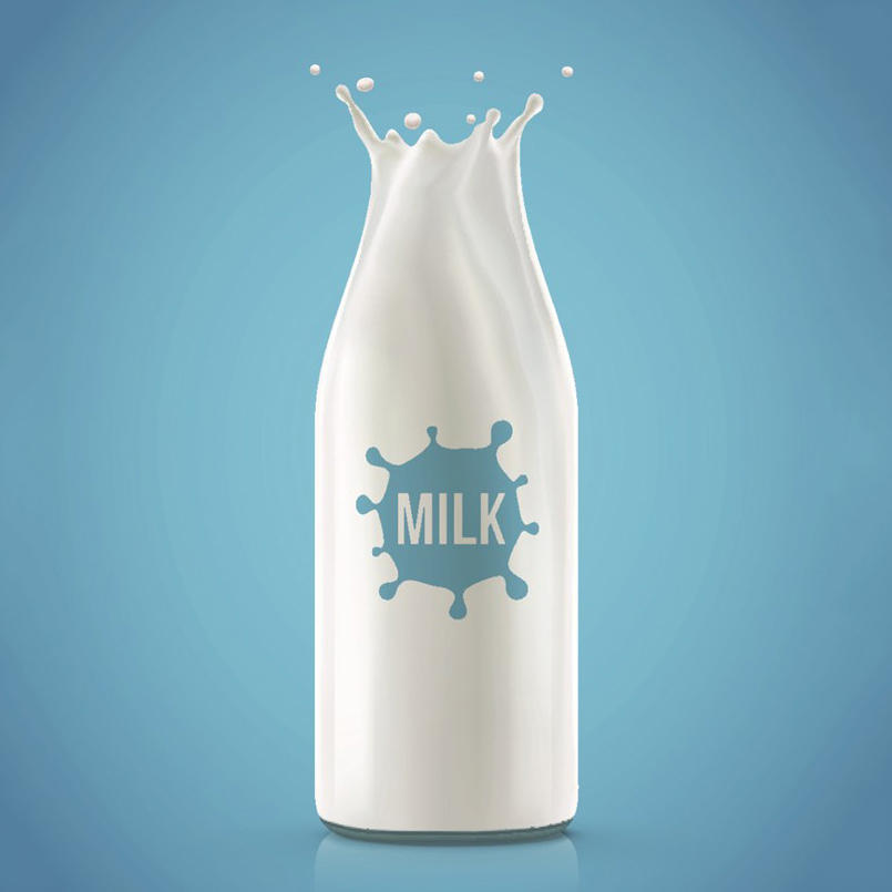 香醇牛奶广告设计样机素材