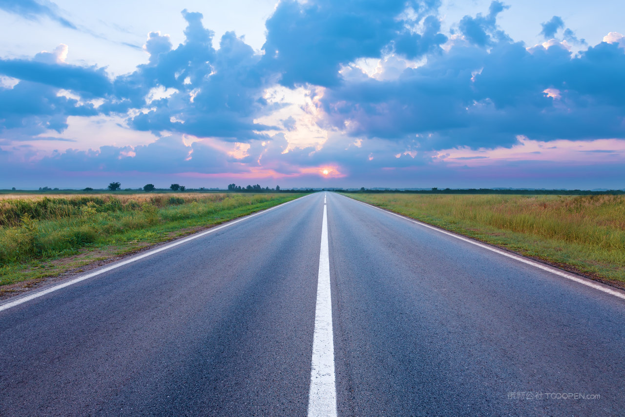 公路马路摄影图片