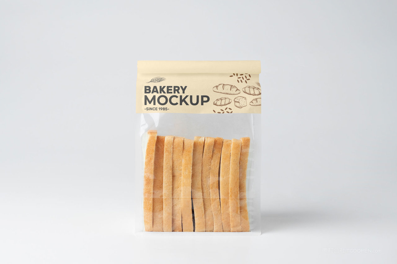 【2119期】糕点切片面包透明包装袋样机 (1)