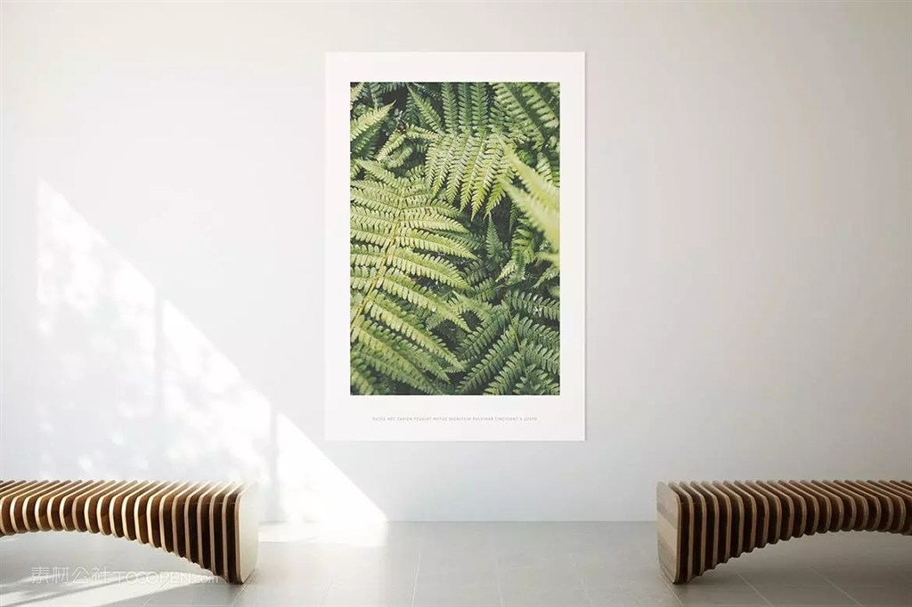 时尚温馨海报样机素材