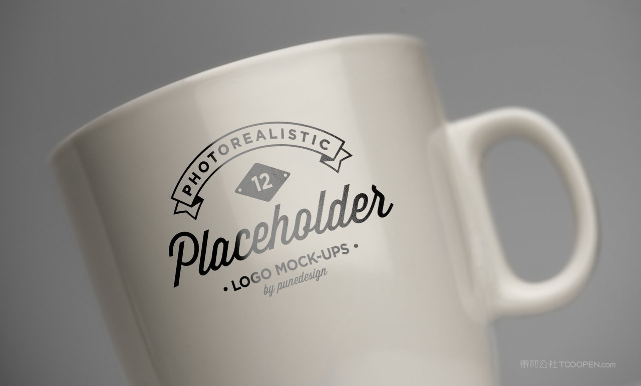 杯子水杯标识样机