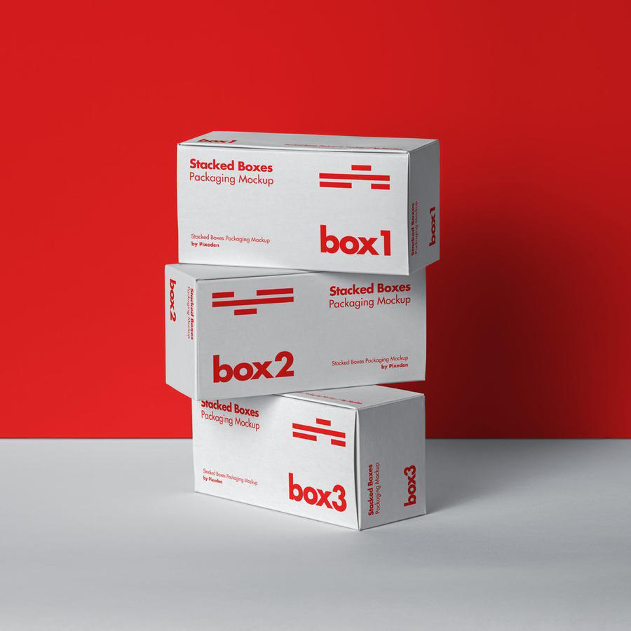 长方形潮玩文创包装纸盒vi贴图样机 (28)