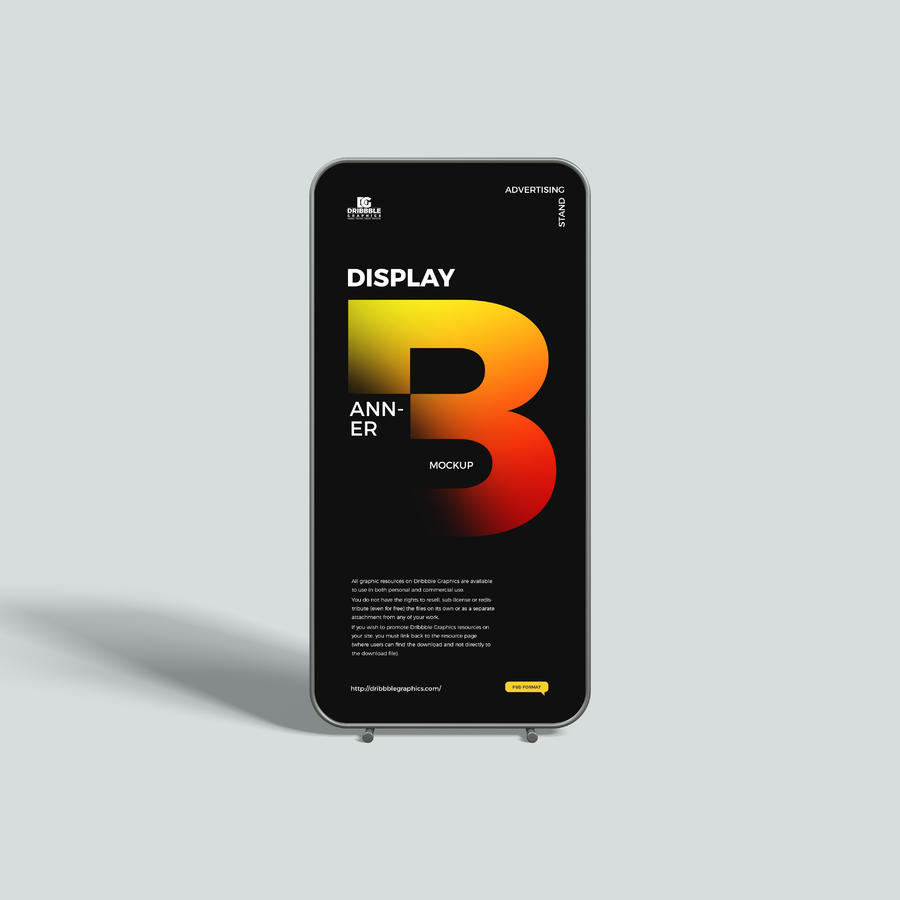广告展示横幅样机