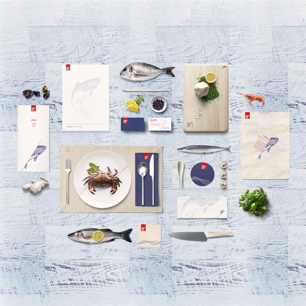 日式料理店vi模板样机