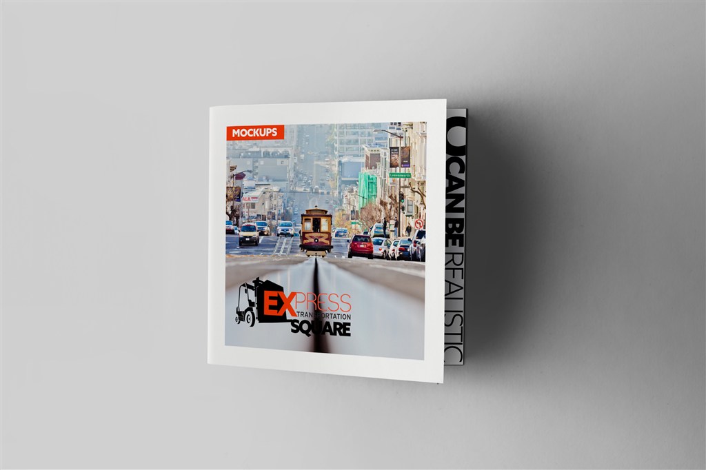 方形画册宣传册杂志样机