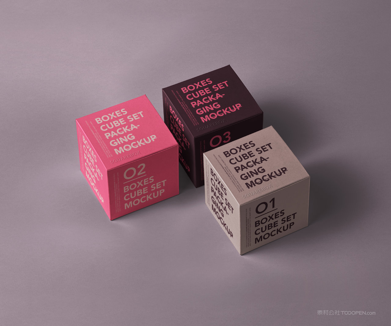 长方形潮玩文创包装纸盒vi贴图样机 (1)