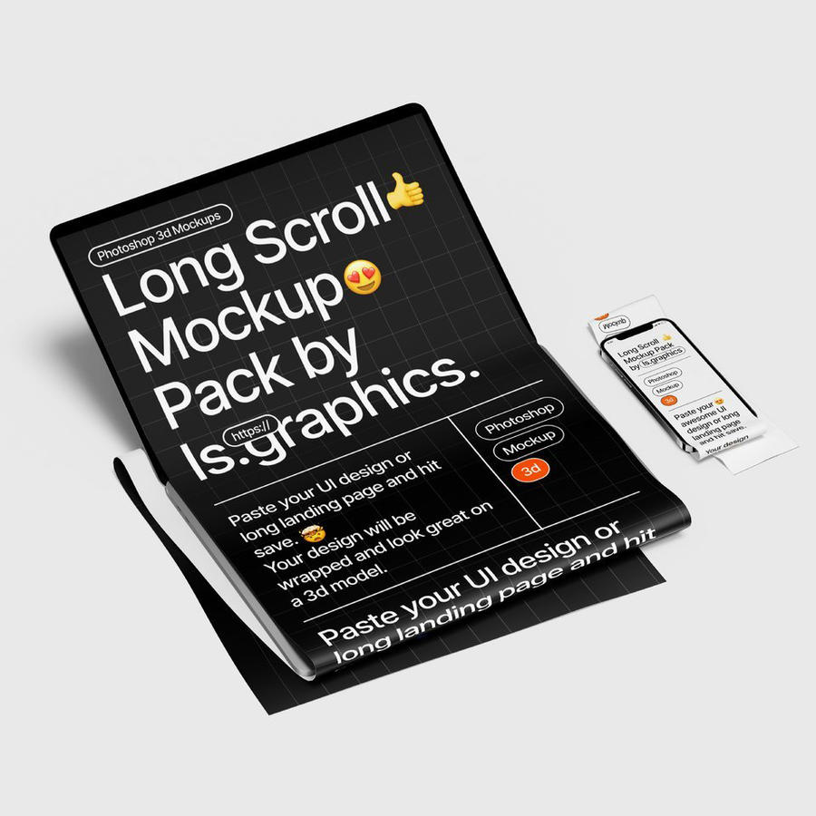 24 macbook, iphone 12手机电脑长图褶皱样机