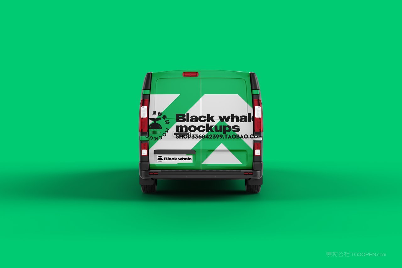 【2118期】厢式货车贴图样机 (1)