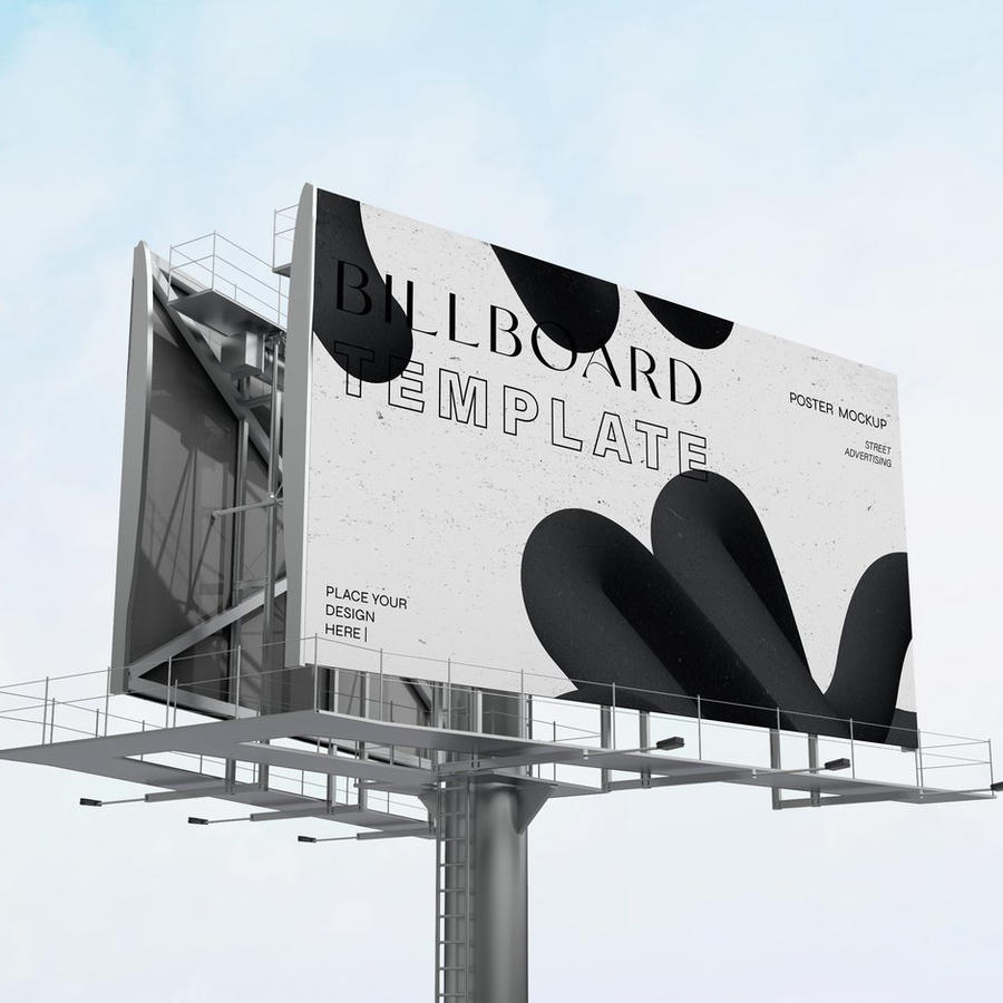 户外t型宣传广告样机 (4)