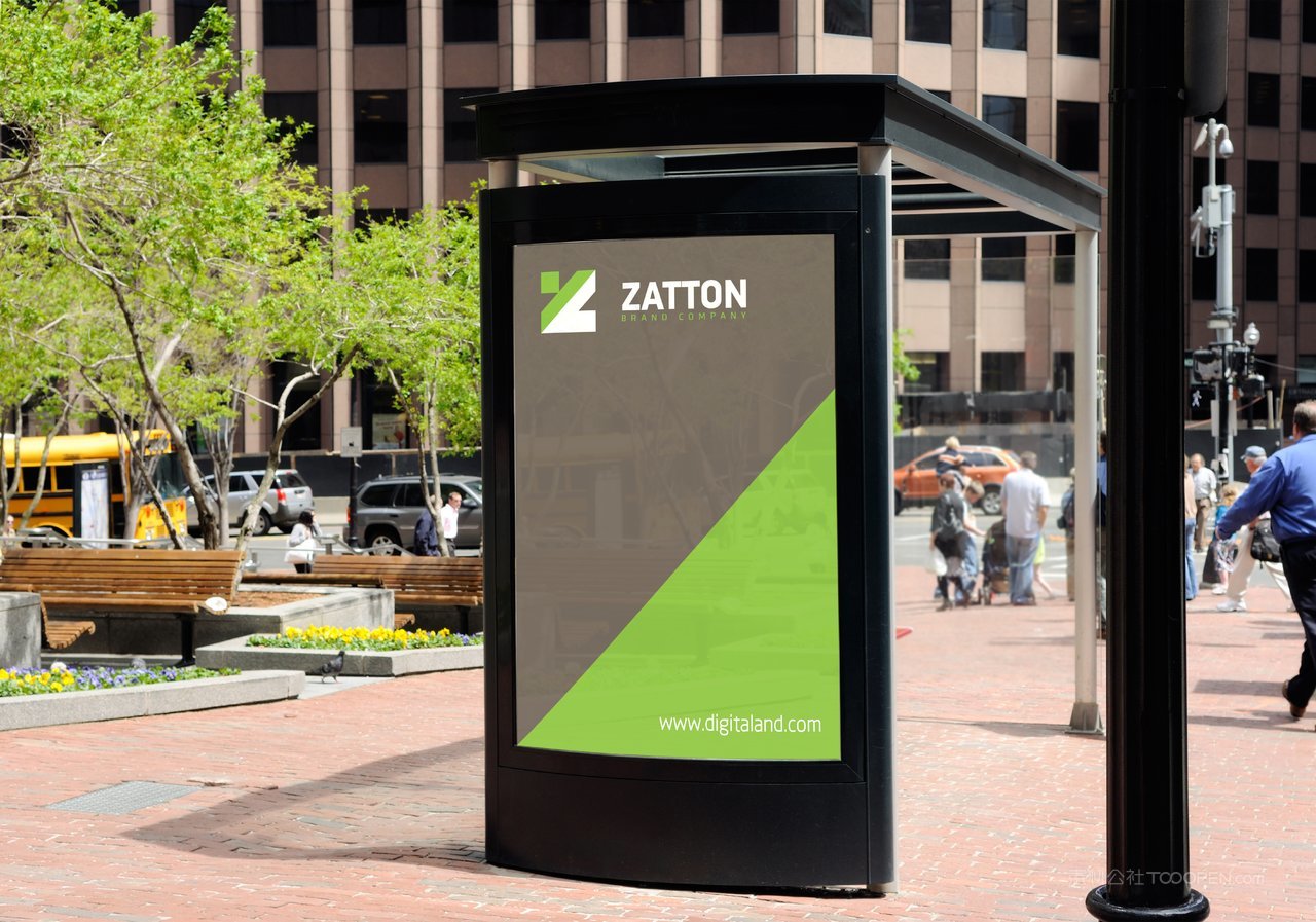 清新绿vi样机贴图 (10)