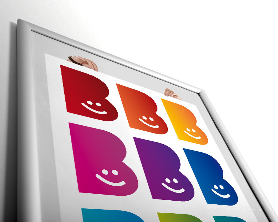 广告牌装饰画墙体画细节展示样机 (8)