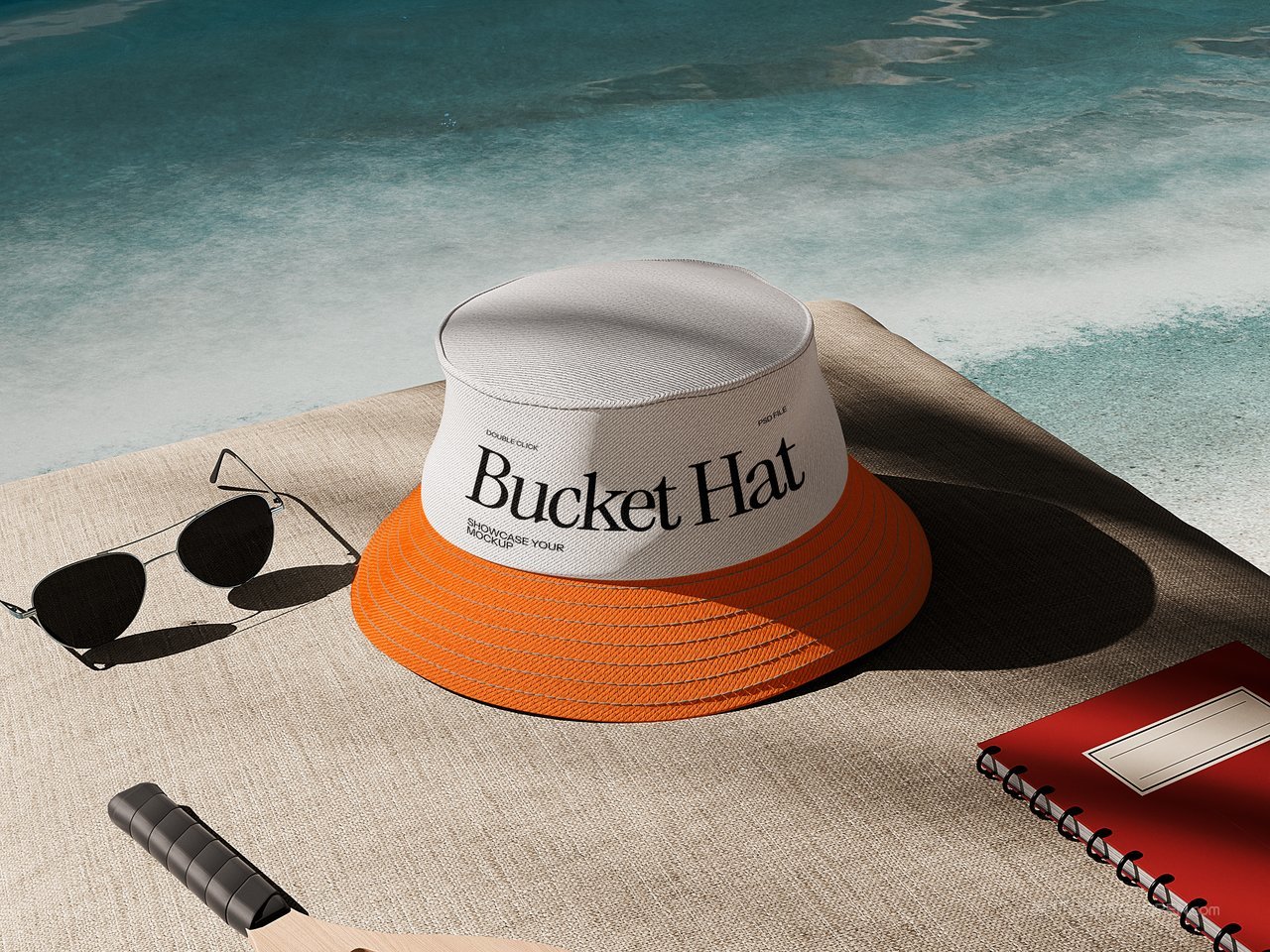 男士渔夫帽样机