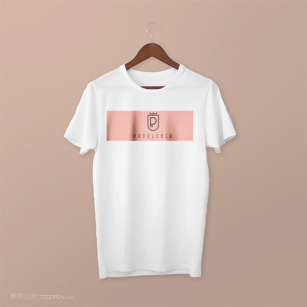 国外酒店vi物料文化衫样机