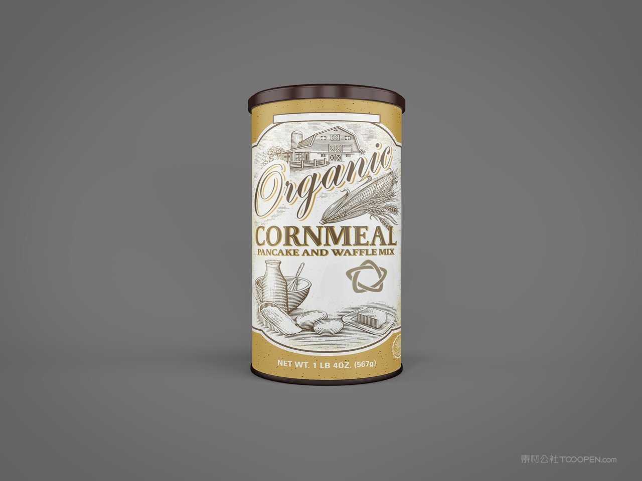 食品包装罐形包装展示样机 (9)