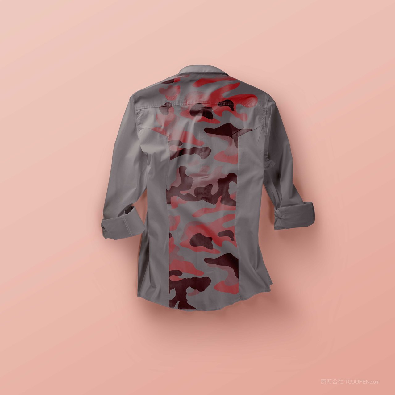 男士衬衫背面样机