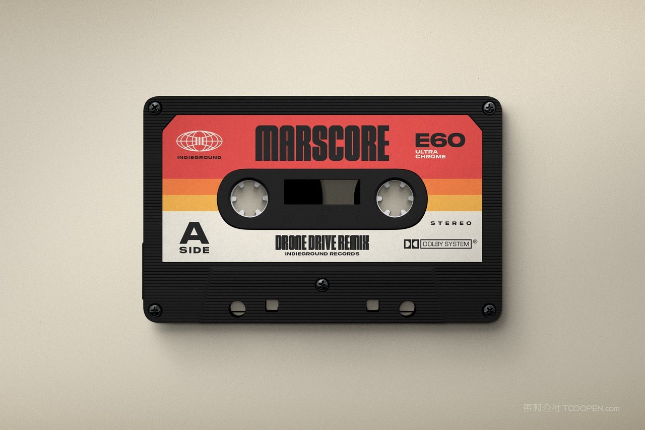 复古盒式音乐磁带样机 (4)