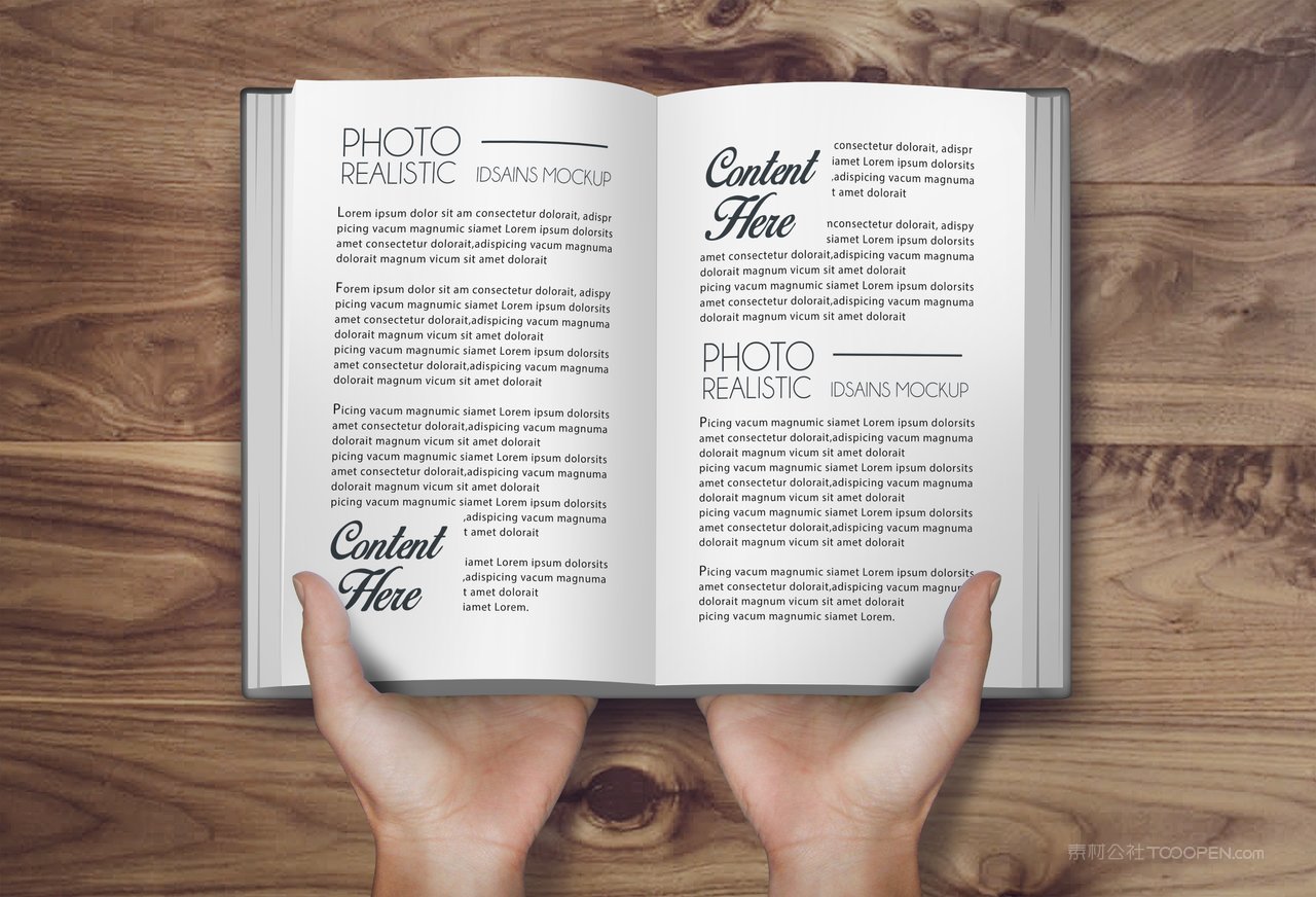 英文硬壳精装书本书籍场景样机 (4)