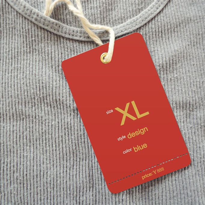 男士T桖服装创意吊牌